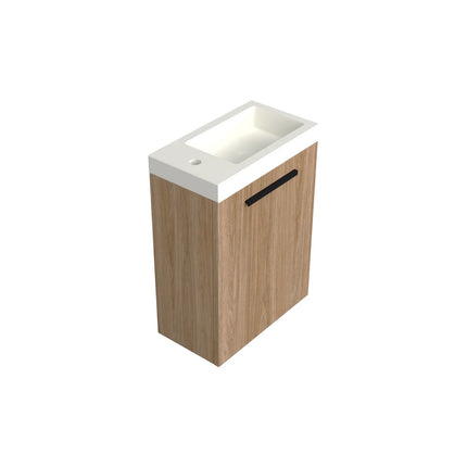 Dutchline Badmeubel Onderkast - Uludag - 36x18cm - 1 Deur (Links/Rechts)