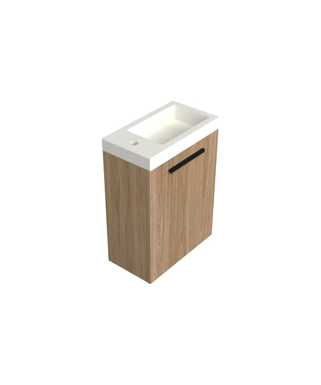 Dutchline Badmeubel Onderkast - Uludag - 36x18cm - 1 Deur (Links/Rechts)