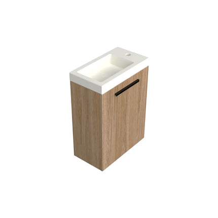 Dutchline Badmeubel Onderkast - Uludag - 36x18cm - 1 Deur (Links/Rechts)