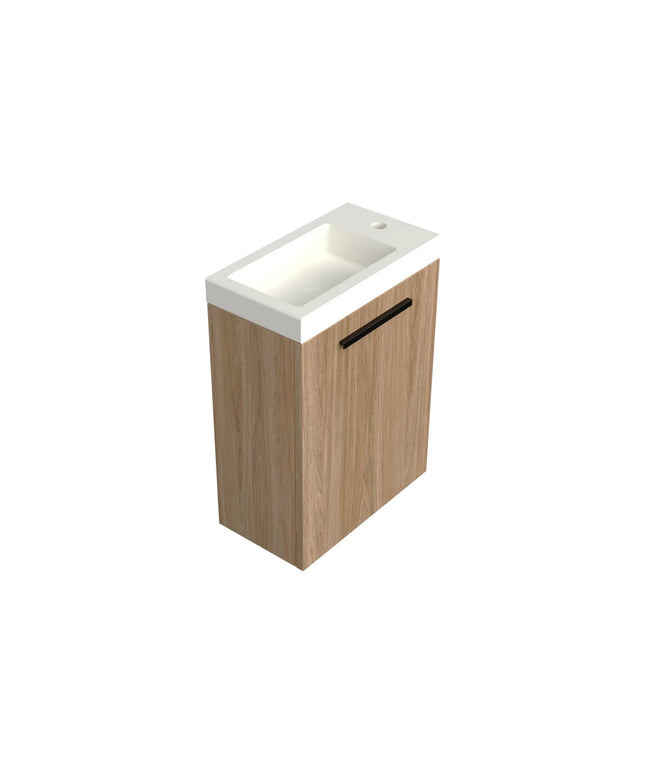 Dutchline Badmeubel Onderkast - Uludag - 36x18cm - 1 Deur (Links/Rechts)