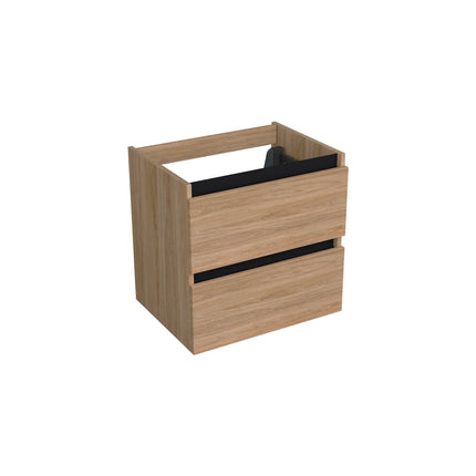 Dutchline Badmeubel Onderkast - Uludag - 60x46cm - 2 Lades - 1 Uitsparing