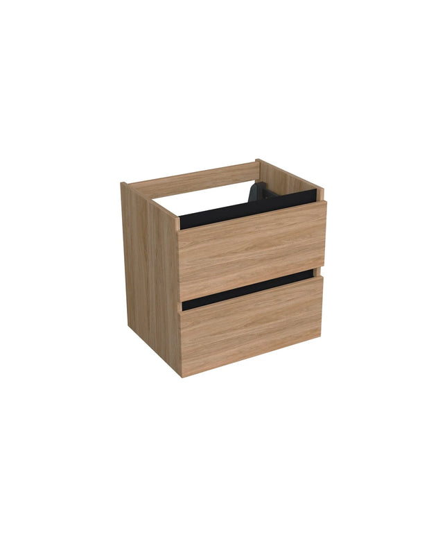 Dutchline Badmeubel Onderkast - Uludag - 60x46cm - 2 Lades - 1 Uitsparing