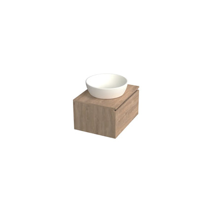 Dutchline Badmeubel Onderkast - Uludag - 60x46cm - 1 Lade - 1 Uitsparing