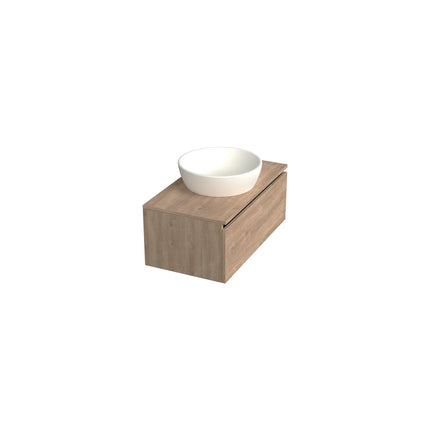 Dutchline Badmeubel Onderkast - Uludag - 80x46cm - 1 Lade - 1 Uitsparing