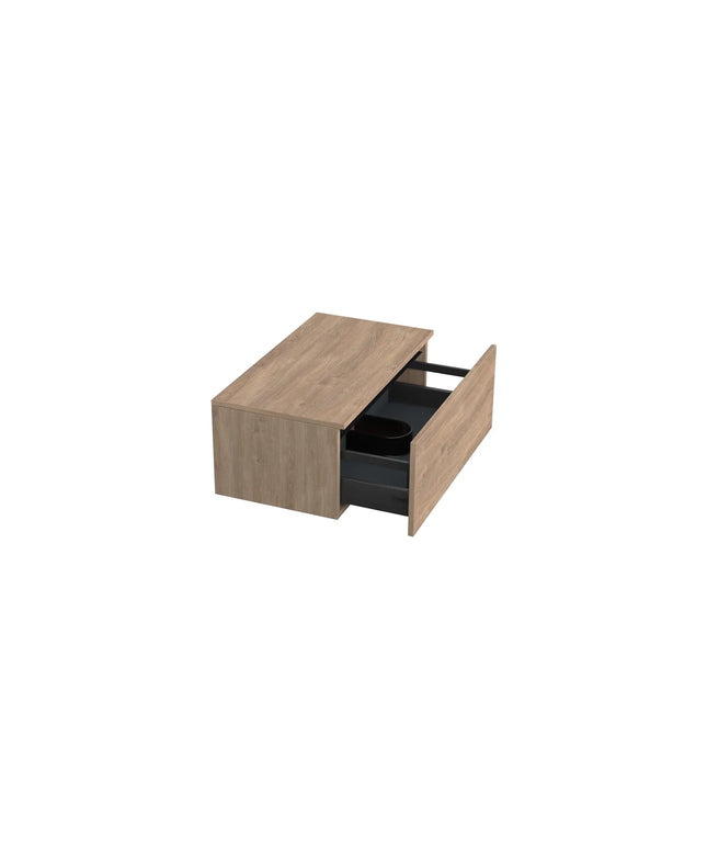 Dutchline Badmeubel Onderkast - Uludag - 80x46cm - 1 Lade - 1 Uitsparing