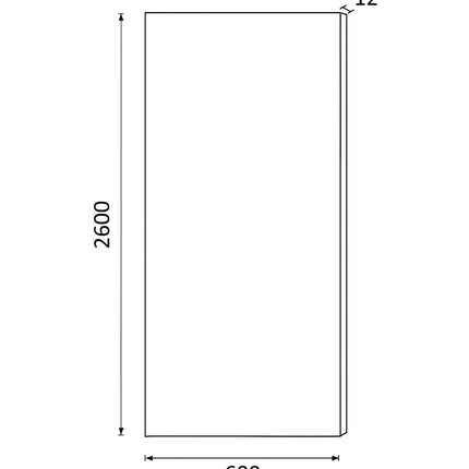 DutchLine - Boardplaat - 600x2600x12mm