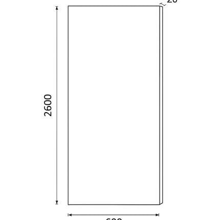 DutchLine - Boardplaat - 600x2600x20mm