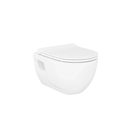DutchLine - Brilla Toiletpot Met Bidet - Glans Wit - 530x355mm