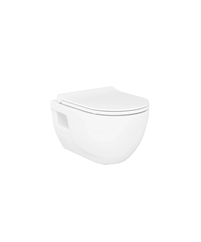 DutchLine - Brilla Toiletpot Met Bidet - Glans Wit - 530x355mm