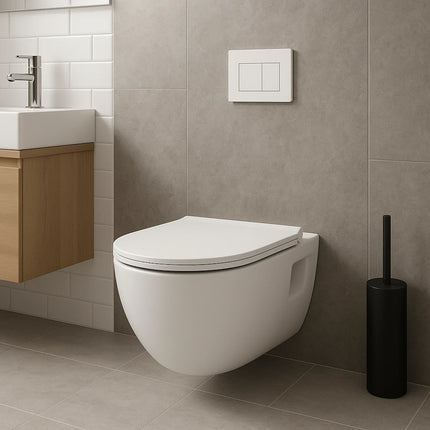 DutchLine - Brilla Toiletpot Zonder Bidet - Glans Wit - 530x355mm