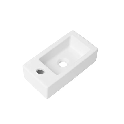 DutchLine - Crea Mini Fontein - Mat Wit - Kraangat Links