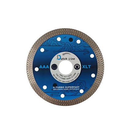 DutchLine - Doorslijpschijf Extra Dun - Speciaal Voor Tegels - 125mm 22.23mm