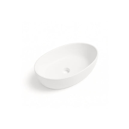 DutchLine – Ellips Waskom – Mat Wit