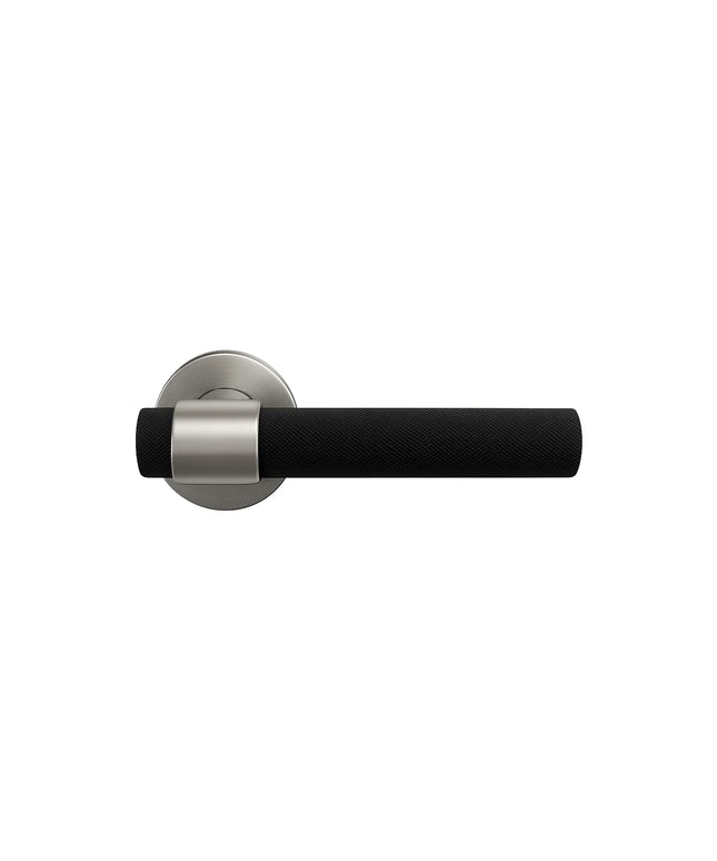DutchLine - Grip Duo Deurkruk - Chroom Mat Zwart