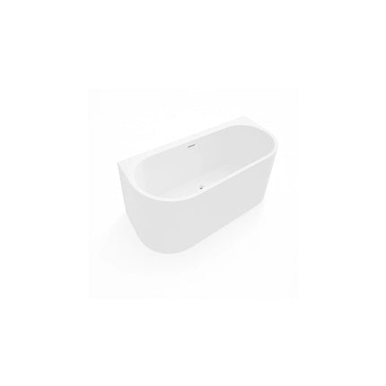 DutchLine Half-vrijstaand Ligbad - Mat Wit - 1700x750x600