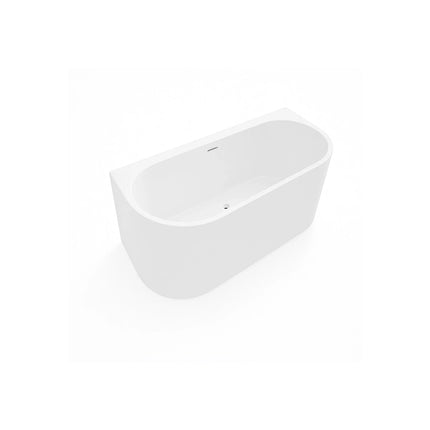 DutchLine Half-vrijstaand Ligbad - Mat Wit - 1800x800x580