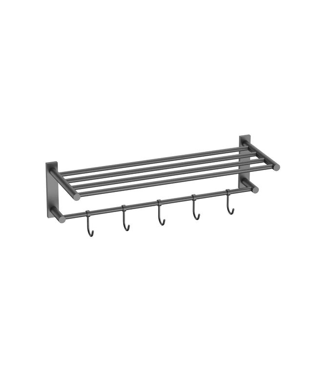 DutchLine - Handdoekrek met haken - 60cm