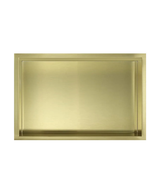 DutchLine inbouw nis geborsteld messing goud 300x600x70