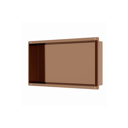DutchLine inbouw nis betegelbaar geborsteld koper 300x600x100