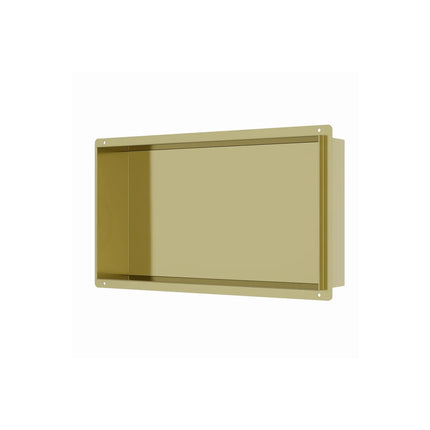 DutchLine inbouw nis betegelbaar geborsteld messing goud 300x600x100