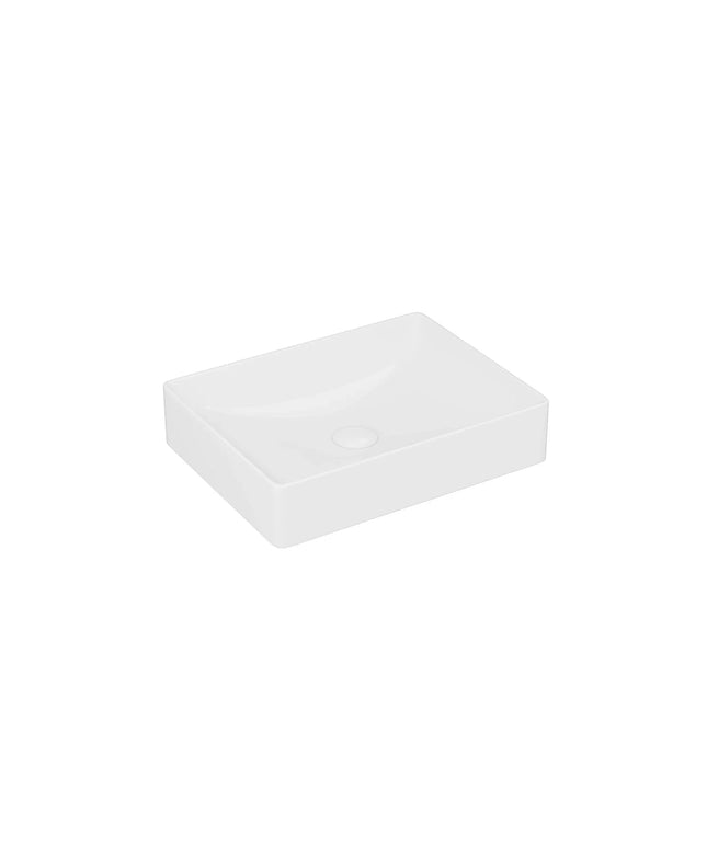 DutchLine - Keramische Waskom Rechthoekig - Wit - 500x380x105mm