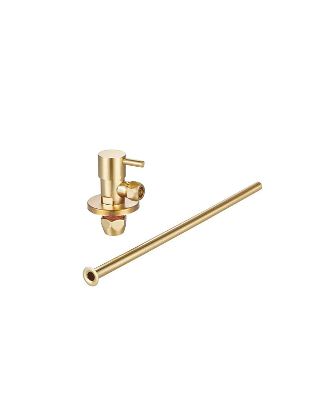 DutchLine - Luxe Fonteinkraan aansluitset (stopkraan) 1/2×3/8