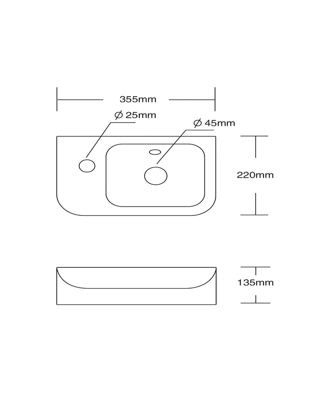 DutchLine Mini Smart Fontein - Glans Wit - Links