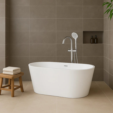 DutchLine - Murano - Vrijstaand Ligbad - Glans Wit 1700x750x580
