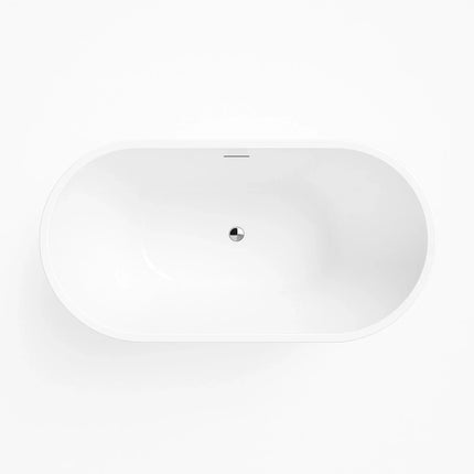 DutchLine - Murano Vrijstaand Ligbad - Glans Wit - 1800x800x580