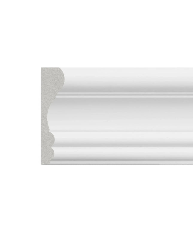 DutchLine - Plafond Sierlijst MDF - Wit - 85x26x2250mm