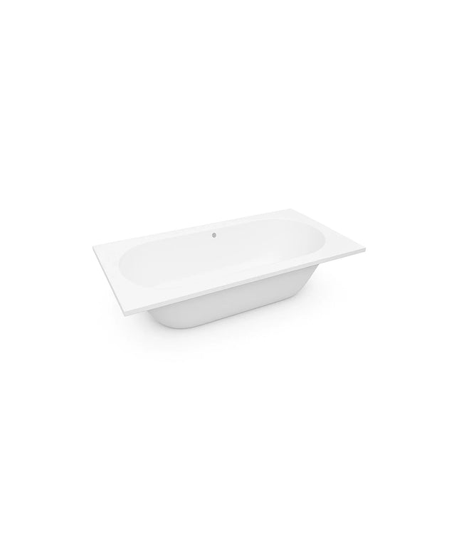 DutchLine - Drop RD - Inbouw Ligbad - Mat Wit - 1800x800x450