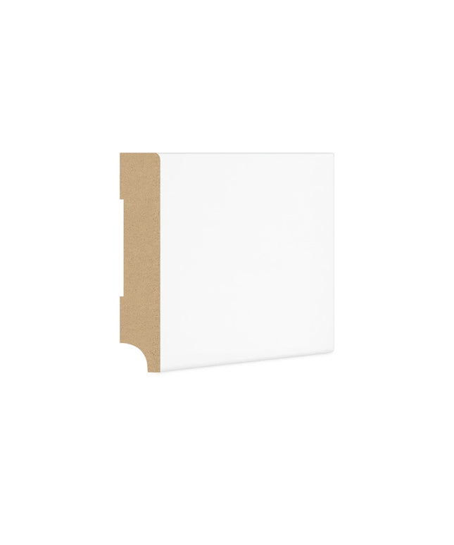 DutchLine - Rechte Plint MDF - Wit - 70x15mm