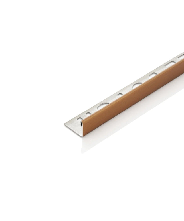 DutchLine - RVS Tegelprofiel - 11x2700mm - Geborsteld Brons Koper