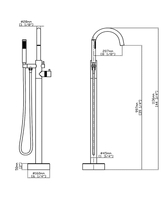 DutchLine S-Grip Badkraan Thermostatisch Mat Zwart