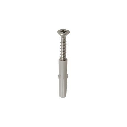 DutchLine - Schroeven Met Plug T.B.V. Vlonderclips - RVS - 25 stuks