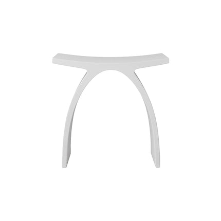 DutchLine - Solid.Surface Badkamer Kruk - Mat Wit