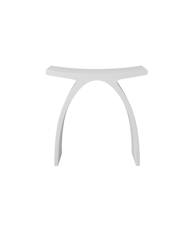 DutchLine - Solid.Surface Badkamer Kruk - Mat Wit