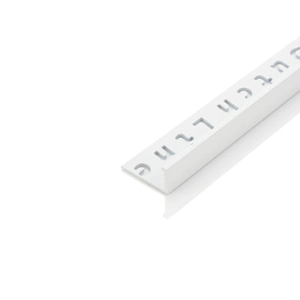 DutchLine - Aluminium Tegelprofiel - 11x2700mm - Glans Wit Gepoedercoat