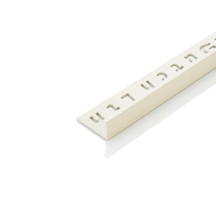 DutchLine - Aluminium Tegelprofiel - 11x2700mm - Ivoor