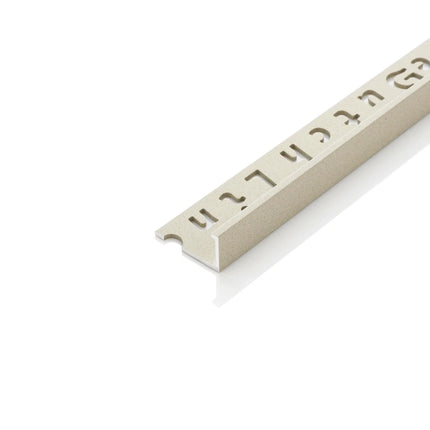 DutchLine - Aluminium Tegelprofiel - 11x2700mm - Zand Beige