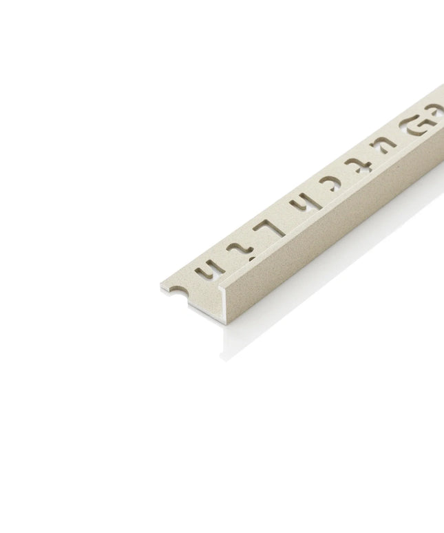 DutchLine - Aluminium Tegelprofiel - 11x2700mm - Zand Beige
