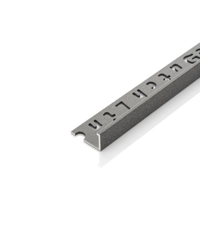 DutchLine - Aluminium Tegelprofiel - 11x2700mm - Olifantgrijs
