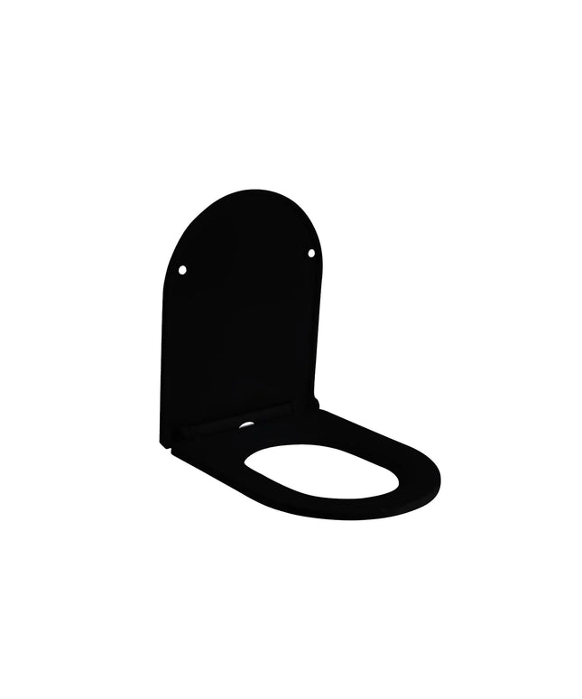 DutchLine Toiletbril - Softclose Quick Release - Mat Zwart