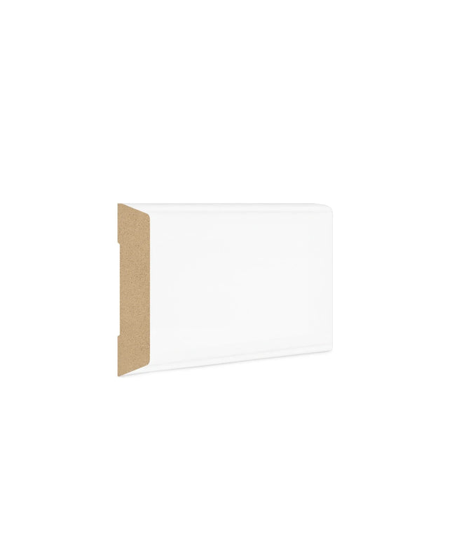 DutchLine - Trapeze Koplat MDF - Wit - 43x12mm