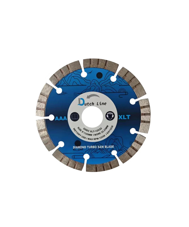 DutchLine - Turbo Diamant Zaagblad - 125mm 22.23mm