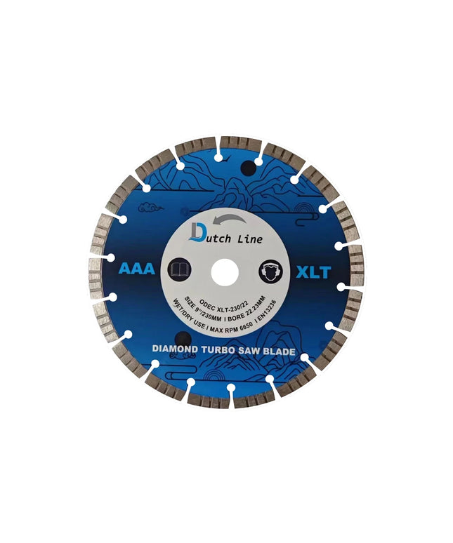 DutchLine - Turbo Diamant Zaagblad - 230mm 22.23mm