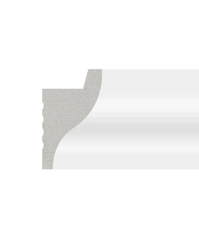 DutchLine - Wand Sierlijst Voor Ledstrip - Wit - 50x32.5x40x2250mm
