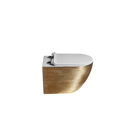 DutchLine - Wandcloset - Geborsteld Goud - Luccio Rimless