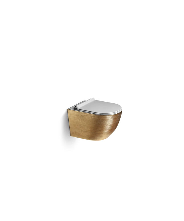 DutchLine - Wandcloset - Geborsteld Goud - Luccio Rimless
