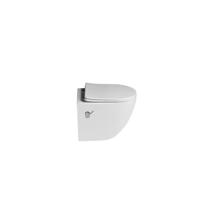 DutchLine - Wandcloset - Glans Wit - Luccio Rimless Ondiep - Met Bidetkraan-functie
